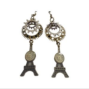 Clock Earrings